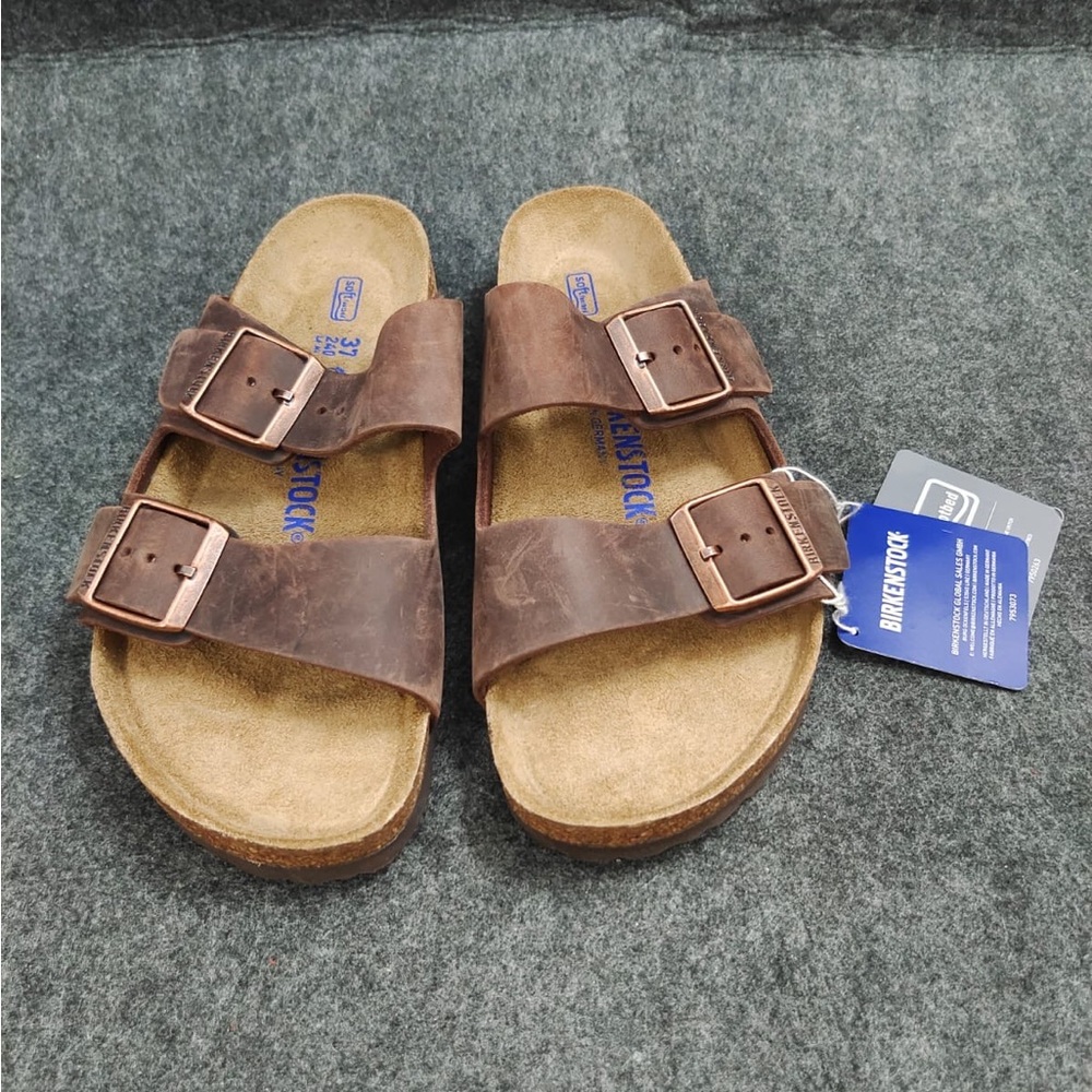 NWOB Birkenstock Arizona Unisex Soft Footbed, Habana women’s Sz 6 / Men’s 4